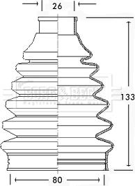 Borg & Beck BCB2224 - Paljekumi, vetoakseli inparts.fi