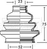 Borg & Beck BCB2220 - Paljekumi, vetoakseli inparts.fi