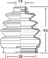 Borg & Beck BCB2767 - Paljekumi, vetoakseli inparts.fi