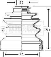 Borg & Beck BCB2781 - Paljekumi, vetoakseli inparts.fi