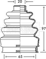 Borg & Beck BCB2739 - Paljekumi, vetoakseli inparts.fi