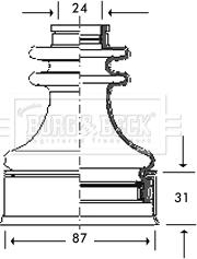 Borg & Beck BCB2778 - Paljekumi, vetoakseli inparts.fi