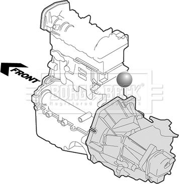 Borg & Beck BEM3140 - Moottorin tuki inparts.fi