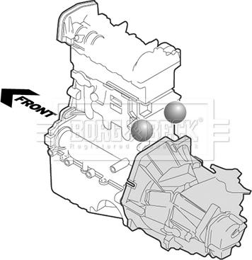 Borg & Beck BEM3147 - Moottorin tuki inparts.fi