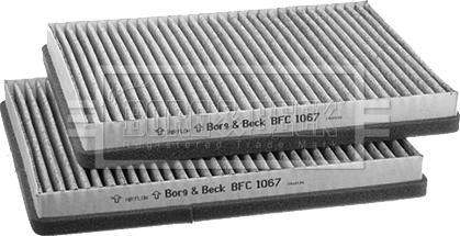 Borg & Beck BFC1067 - Suodatin, sisäilma inparts.fi