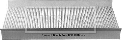 Borg & Beck BFC1006 - Suodatin, sisäilma inparts.fi