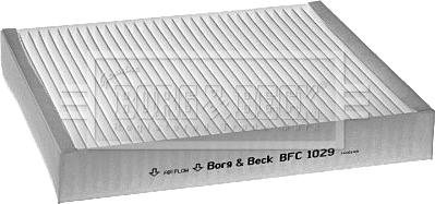 Borg & Beck BFC1029 - Suodatin, sisäilma inparts.fi