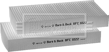 Borg & Beck BFC1022 - Suodatin, sisäilma inparts.fi