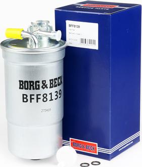 Borg & Beck BFF8139 - Polttoainesuodatin inparts.fi