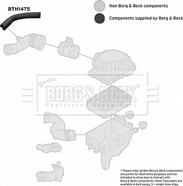 Borg & Beck BTH1475 - Imuputki, ilmansuodatin inparts.fi