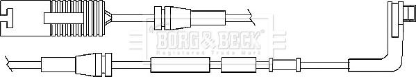 Borg & Beck BWL3011 - Kulumisenilmaisin, jarrupala inparts.fi