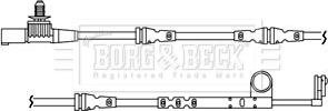 Borg & Beck BWL3086 - Kulumisenilmaisin, jarrupala inparts.fi