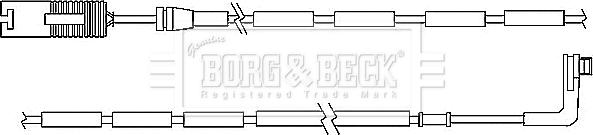 Borg & Beck BWL3037 - Kulumisenilmaisin, jarrupala inparts.fi