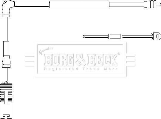 Borg & Beck BWL3026 - Kulumisenilmaisin, jarrupala inparts.fi