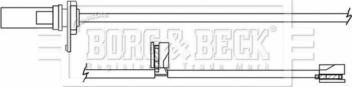 Borg & Beck BWL3161 - Kulumisenilmaisin, jarrupala inparts.fi