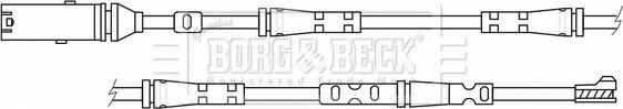 Borg & Beck BWL3189 - Kulumisenilmaisin, jarrupala inparts.fi