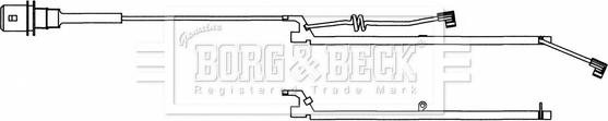 Borg & Beck BWL33086 - Kulumisenilmaisin, jarrupala inparts.fi