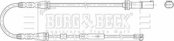 Borg & Beck BWL3209 - Kulumisenilmaisin, jarrupala inparts.fi