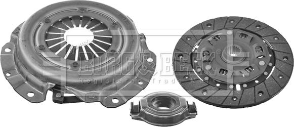 Borg & Beck HK6284 - Kytkinpaketti inparts.fi