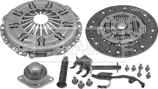 Borg & Beck HK2524 - Kytkinpaketti inparts.fi