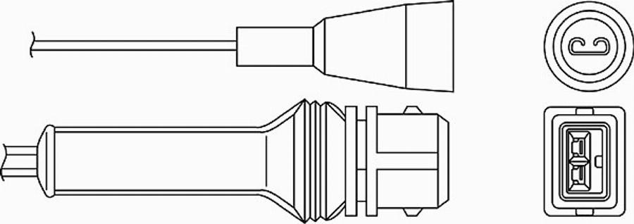 BorgWarner (BERU) 0 824 010 004 - Lambdatunnistin inparts.fi