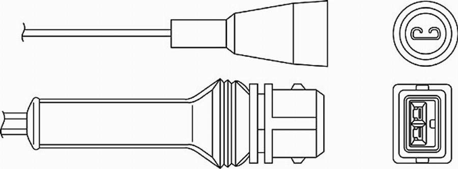 BorgWarner (BERU) 0 824 010 039 - Lambdatunnistin inparts.fi