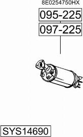 Bosal SYS14690 - Pakoputkisto inparts.fi