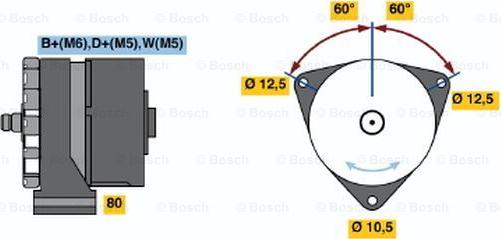 BOSCH 9 120 080 154 - Laturi inparts.fi