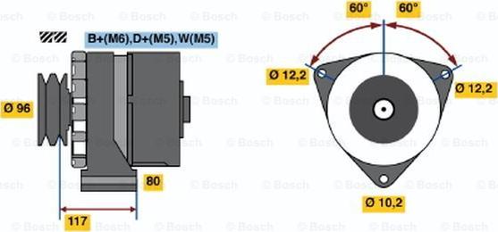 BOSCH 9 120 080 113 - Laturi inparts.fi