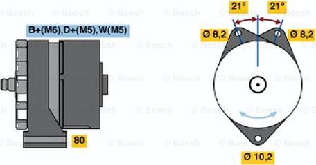 BOSCH 9 120 080 174 - Laturi inparts.fi