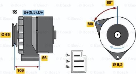 BOSCH 9 120 080 176 - Laturi inparts.fi