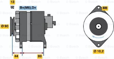 BOSCH 9 120 144 606 - Laturi inparts.fi