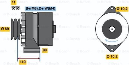 BOSCH 9 120 144 117 - Laturi inparts.fi