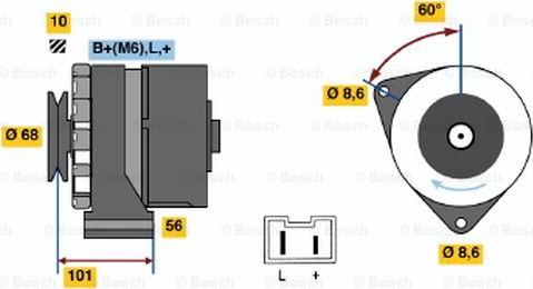 BOSCH 9 120 144 258 - Laturi inparts.fi