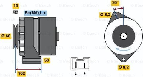 BOSCH 9 120 144 278 - Laturi inparts.fi