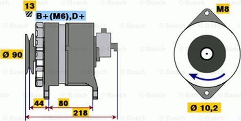 BOSCH 9 120 334 628 - Laturi inparts.fi