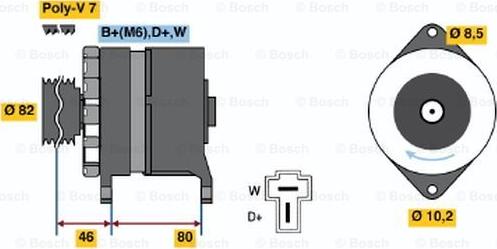 BOSCH 9 120 334 139 - Laturi inparts.fi