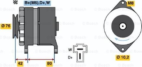 BOSCH 9 120 334 136 - Laturi inparts.fi