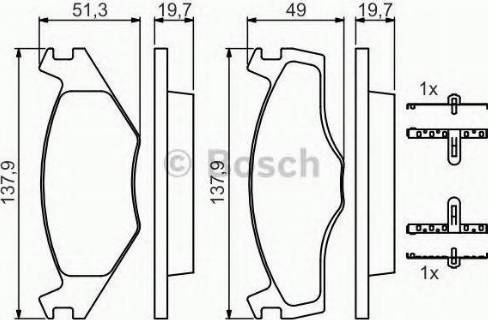 BOSCH 986468873 - Jarrupala, levyjarru inparts.fi