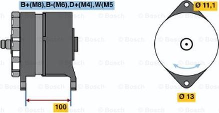 BOSCH 6 033 GB3 020 - Laturi inparts.fi