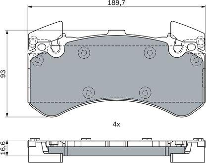 BOSCH 0 986 494 991 - Jarrupala, levyjarru inparts.fi