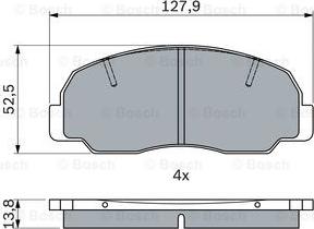 BOSCH 0 986 494 944 - Jarrupala, levyjarru inparts.fi