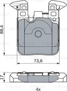 BOSCH 0 986 494 948 - Jarrupala, levyjarru inparts.fi