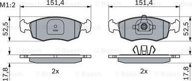 BOSCH 0 986 494 943 - Jarrupala, levyjarru inparts.fi