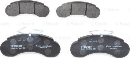 BOSCH 0 986 494 942 - Jarrupala, levyjarru inparts.fi