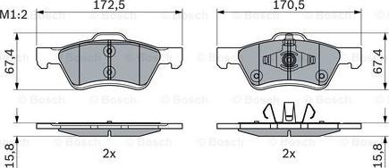 BOSCH 0 986 494 960 - Jarrupala, levyjarru inparts.fi