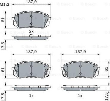 BOSCH 0 986 494 905 - Jarrupala, levyjarru inparts.fi