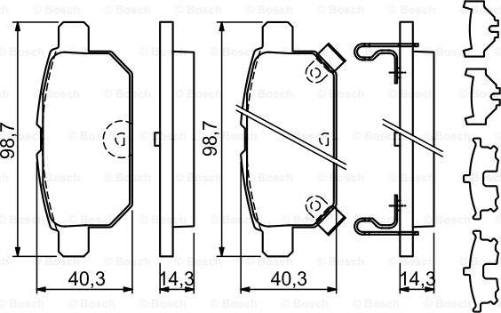 BOSCH 0 986 494 931 - Jarrupala, levyjarru inparts.fi