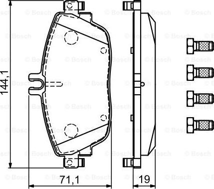 BOSCH 0 986 494 937 - Jarrupala, levyjarru inparts.fi