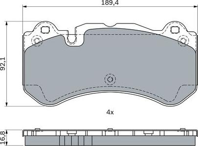 BOSCH 0 986 494 970 - Jarrupala, levyjarru inparts.fi